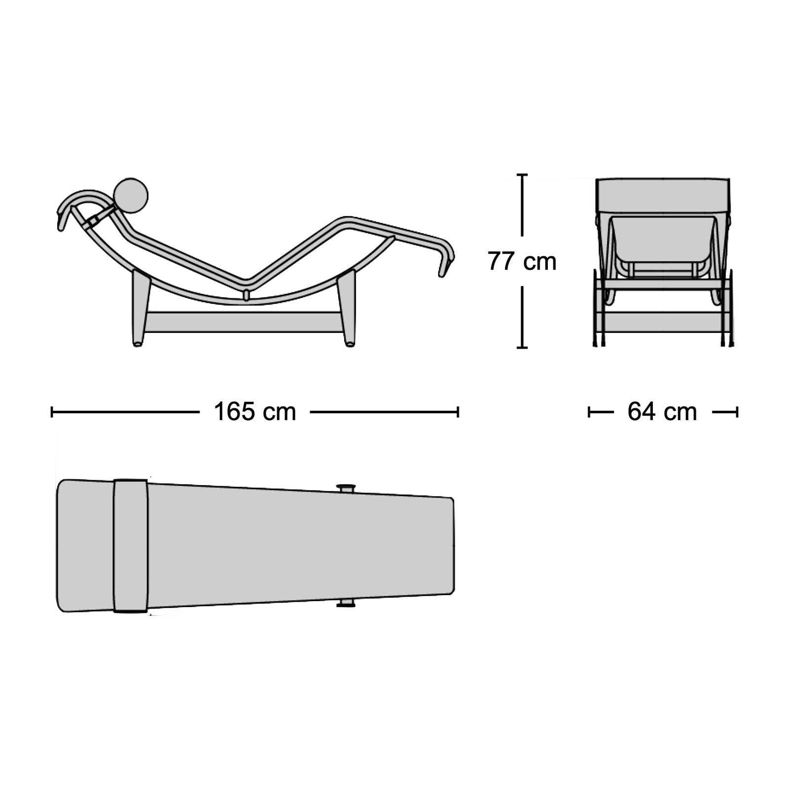 Corbusier 4 Chaise Longue image 12