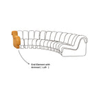 DS-600 Seat End Element With Armrest image 3