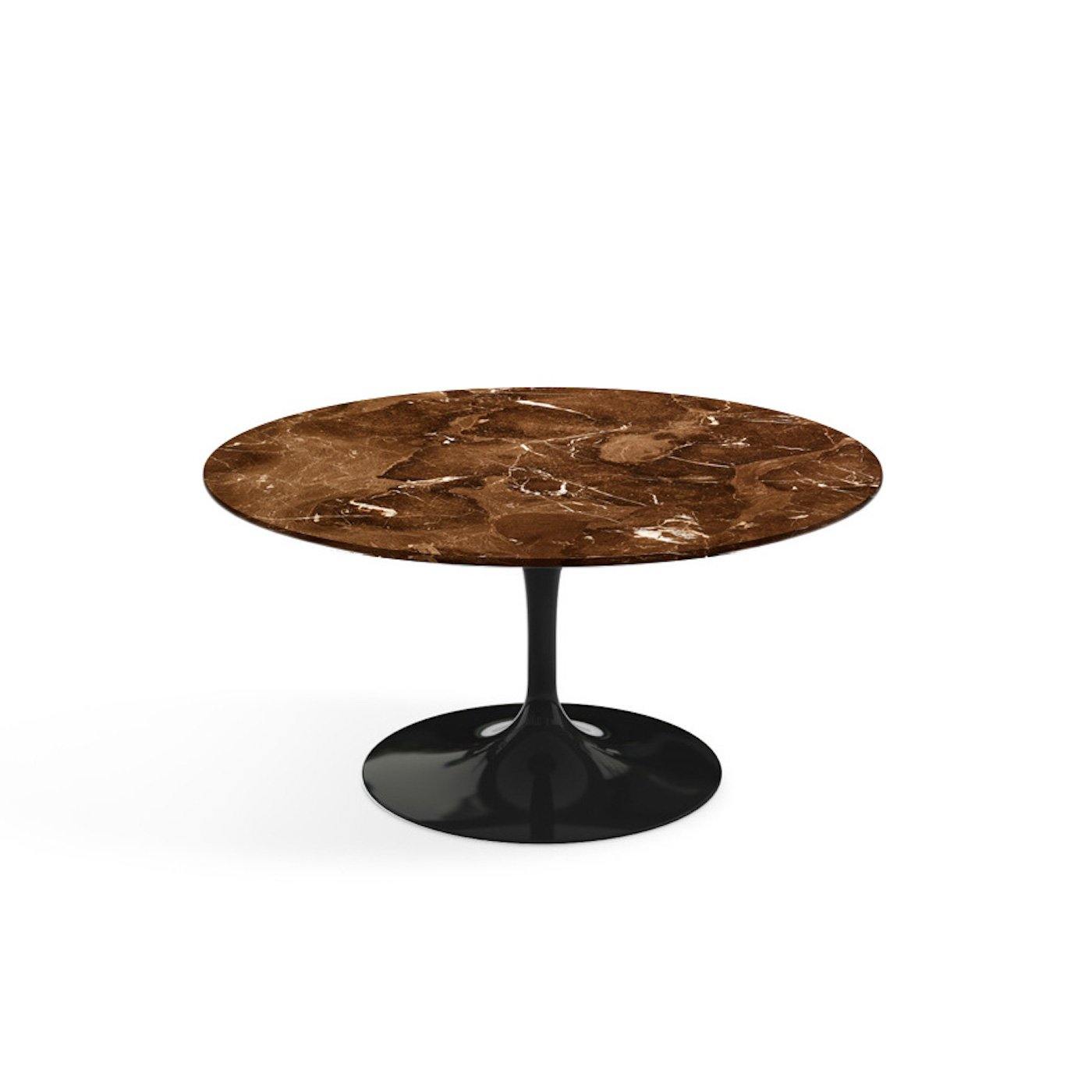Pedestal Low Table - Marble Top