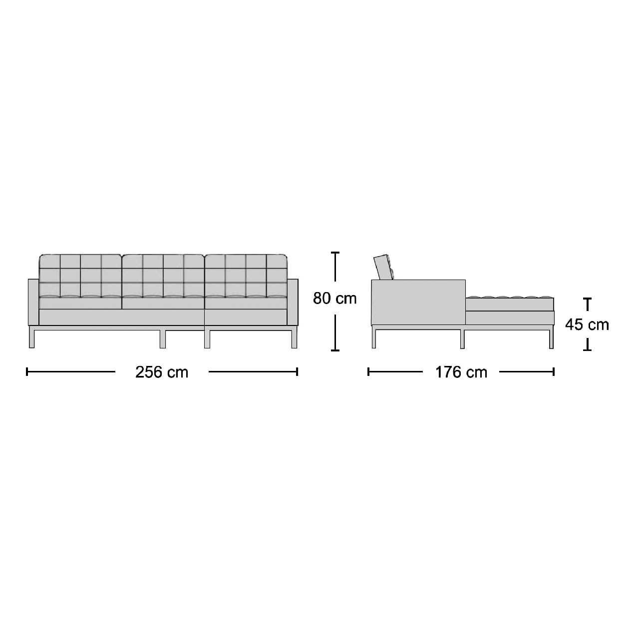 Florence 3-Seater Corner Sofa