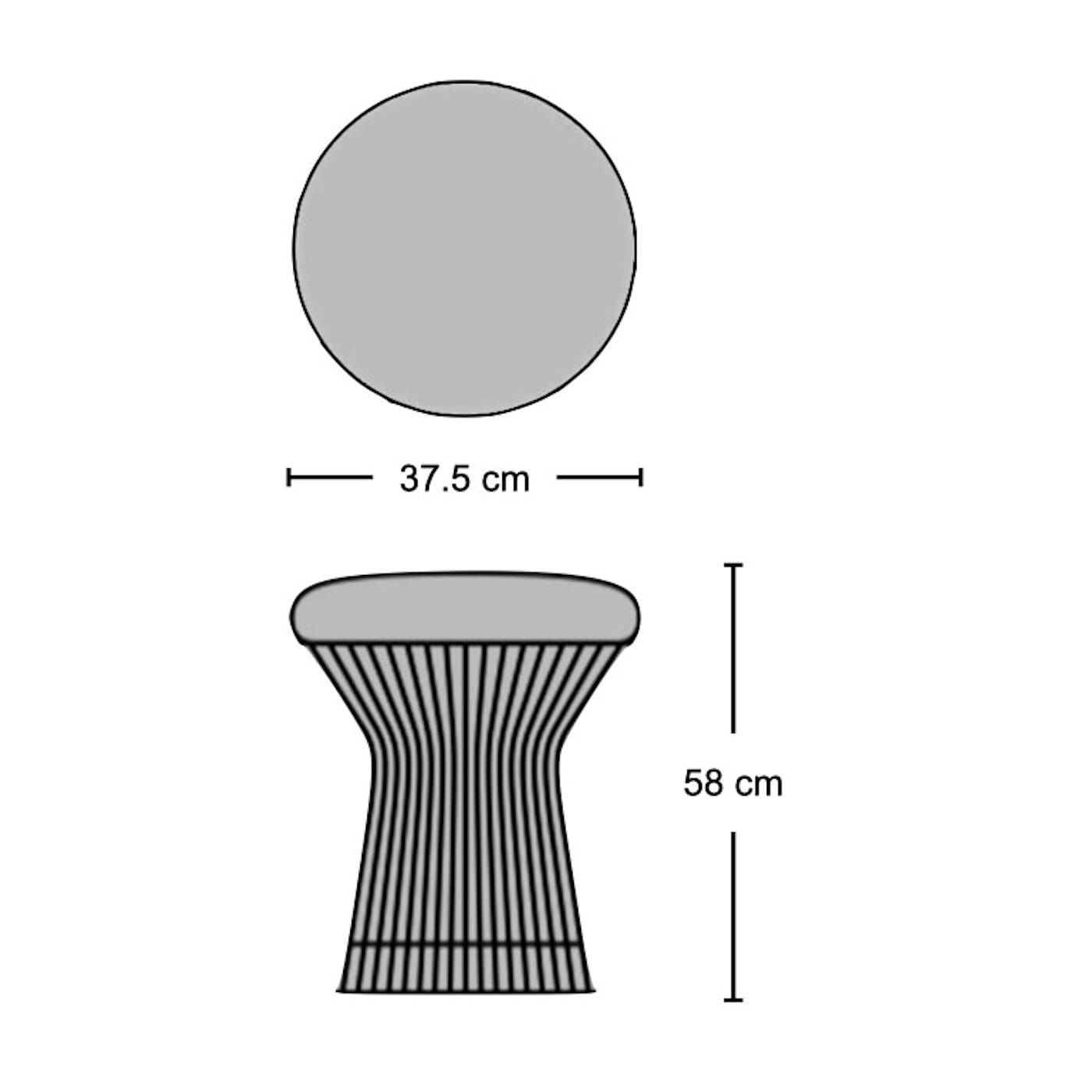 Platner Stool