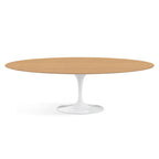 Oval Pedestal Dining Table - Wooden Top
