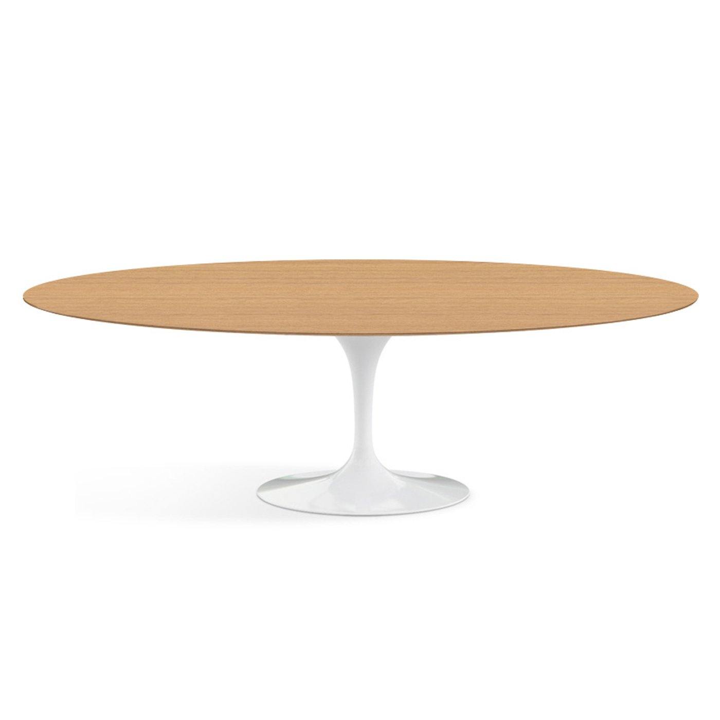 Oval Pedestal Dining Table - Wooden Top