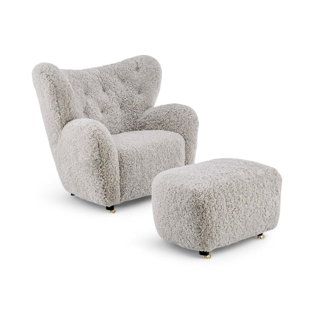 Tired Man Lounge Chair & Footstool | Flemming Lassen Style Armchair | Modern Approach