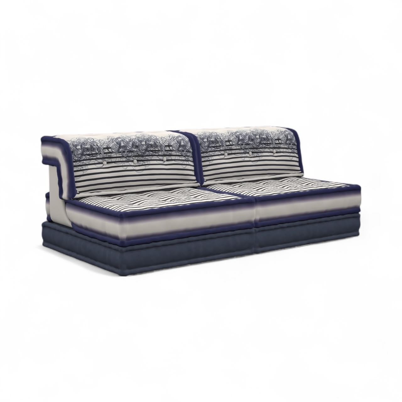 JPG Mahjong 2-Seater Sofa