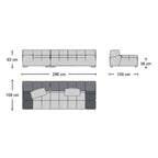 Tufty 3-Seater Sofa