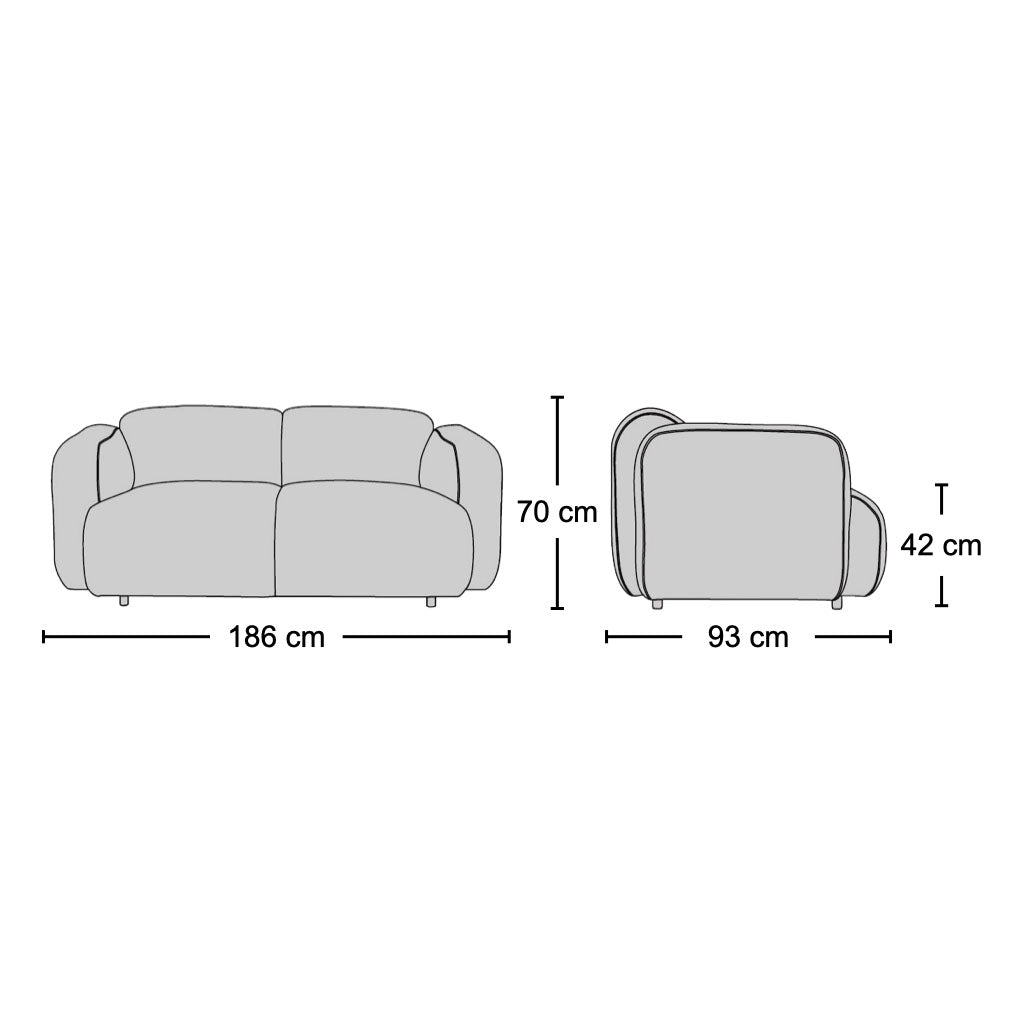 Mellow 2-Seater Sofa