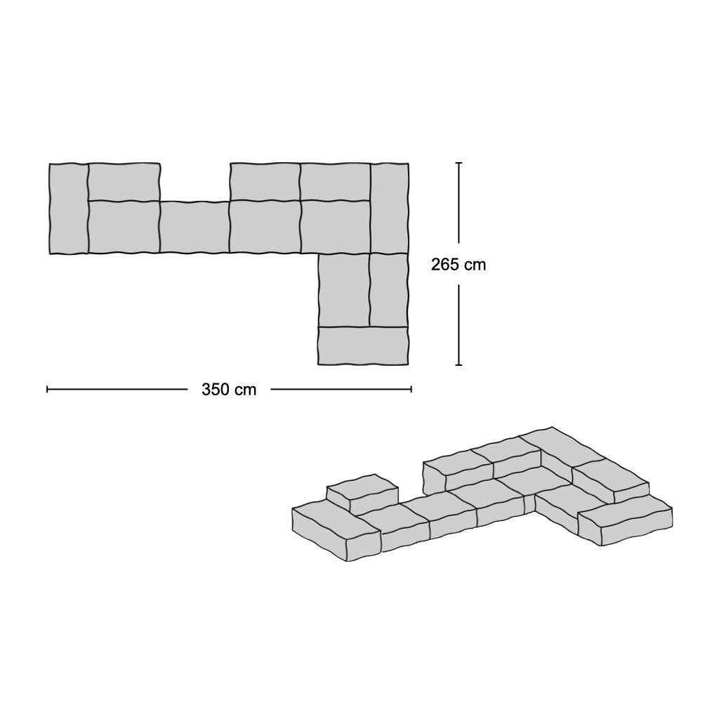 Extrasoft Sofa - Combo 3