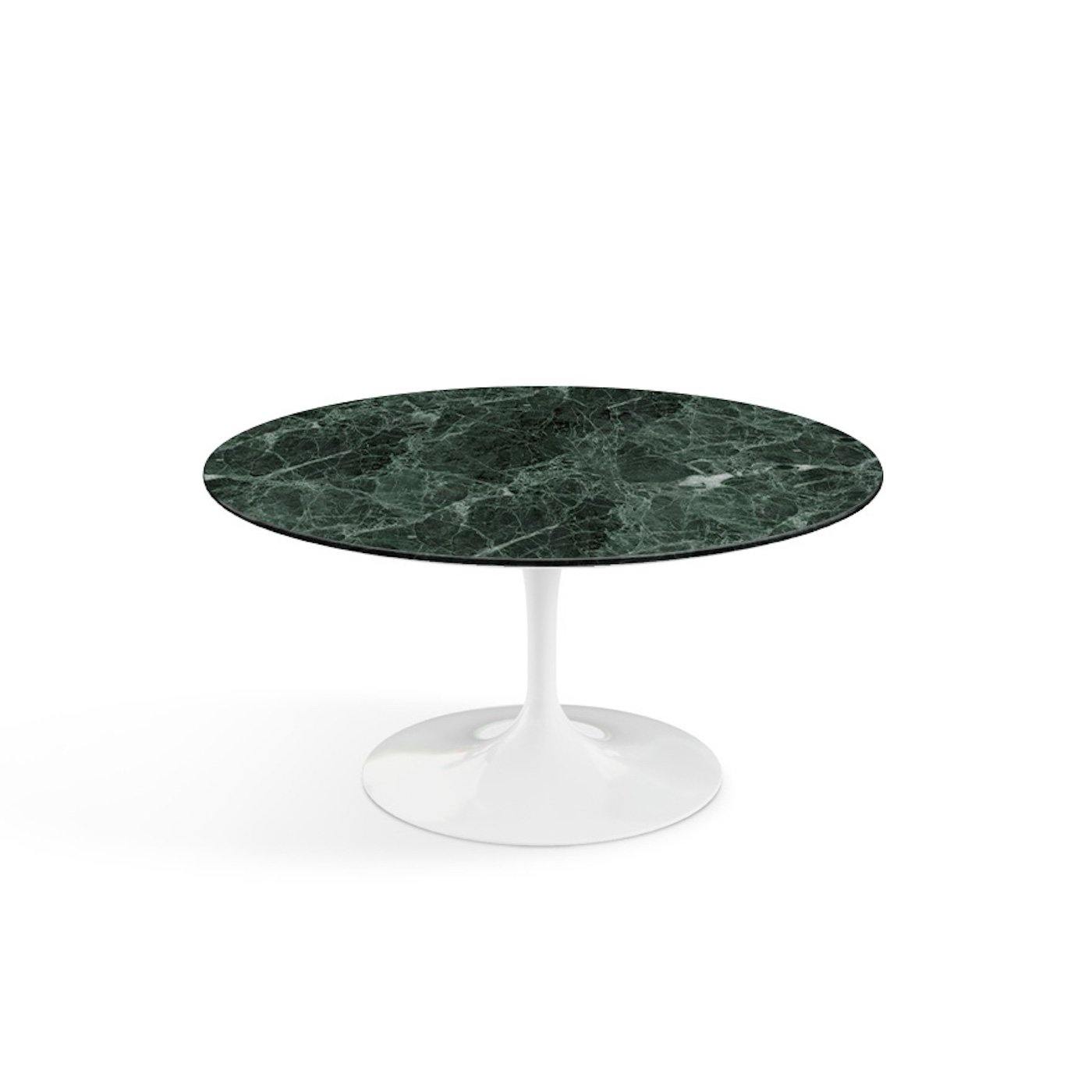 Pedestal Low Table - Marble Top