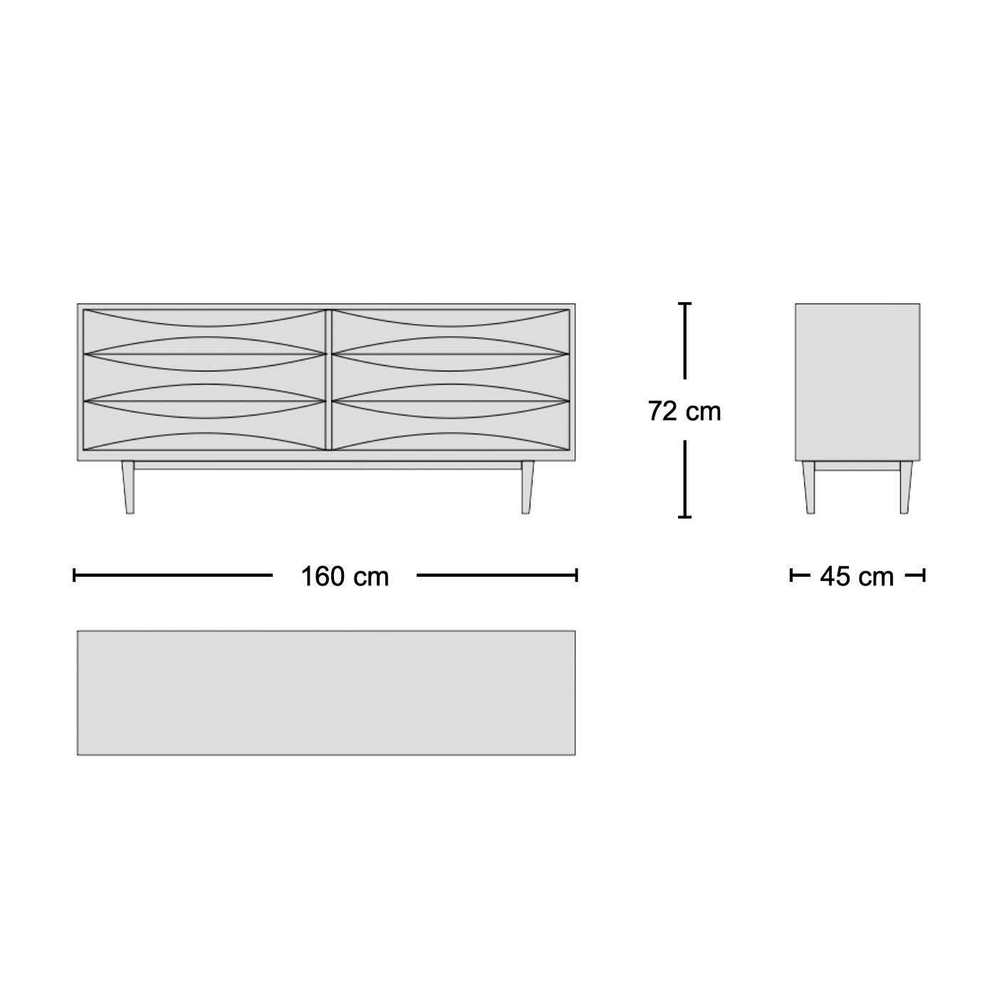 Vodder Bank of Drawers