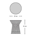 Platner Side Table