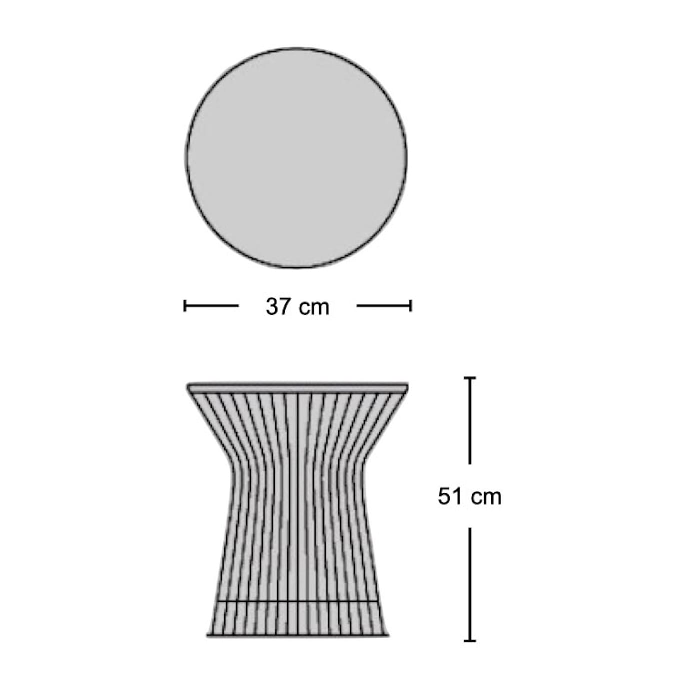 Platner Side Table