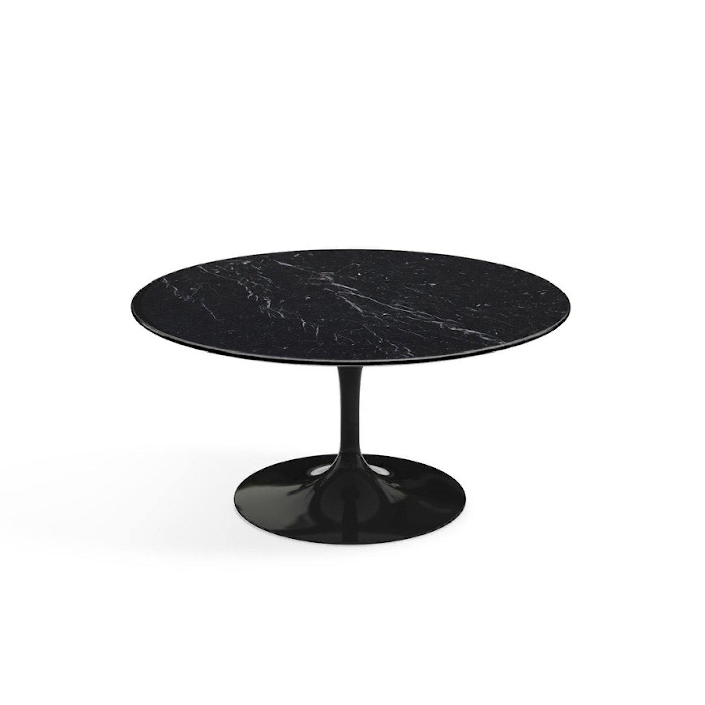 Pedestal Low Table - Marble Top