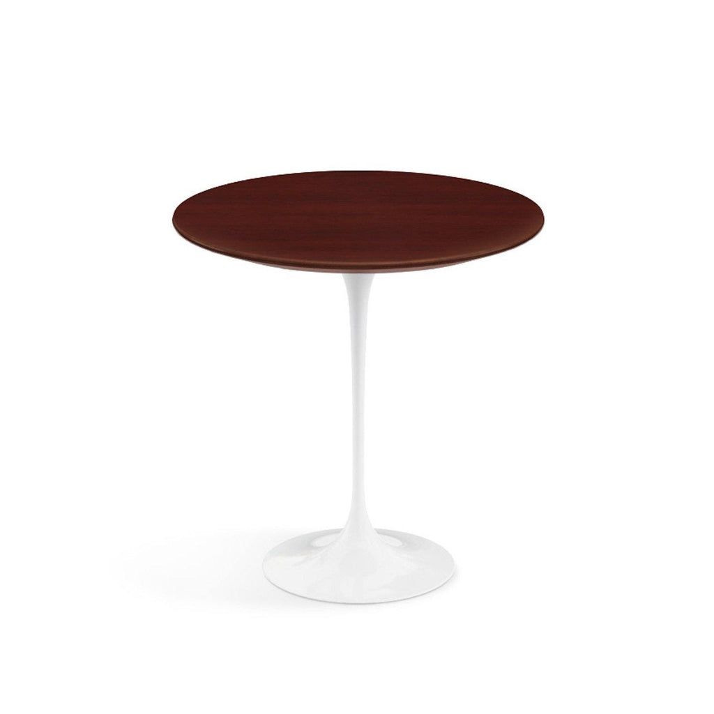 Pedestal Side Table - Wood Top