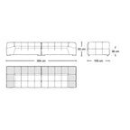 Tufty Large 3-Seater Sofa