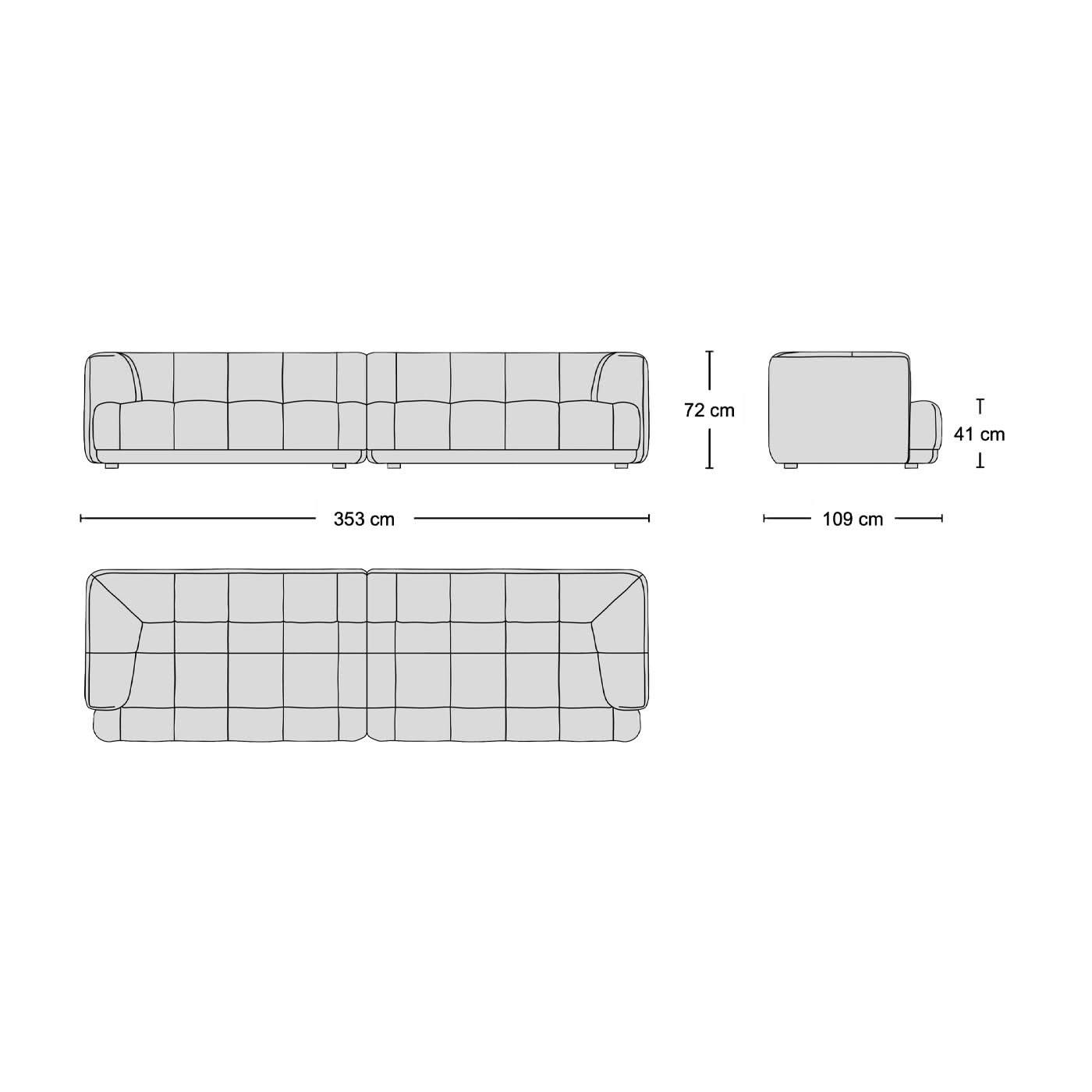 Quilton Sofa - Combo 2