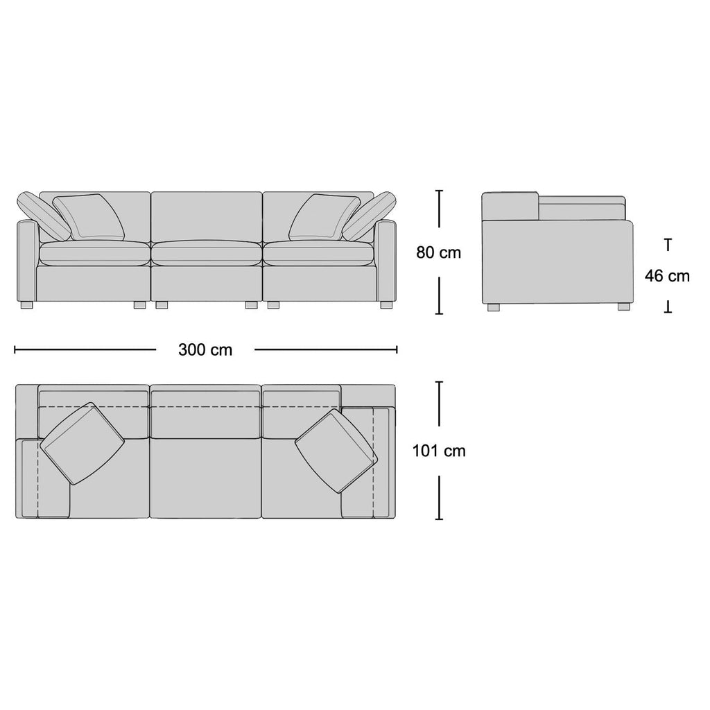 Sky 3-Seater Sofa