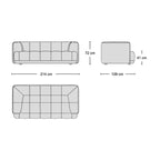 Quilton 2-Seater Sofa