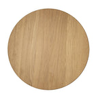 Pedestal Side Table - Wood Top