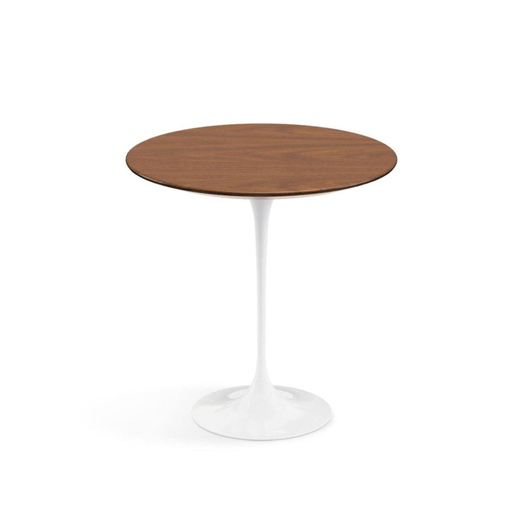 Pedestal Side Table - Wood Top