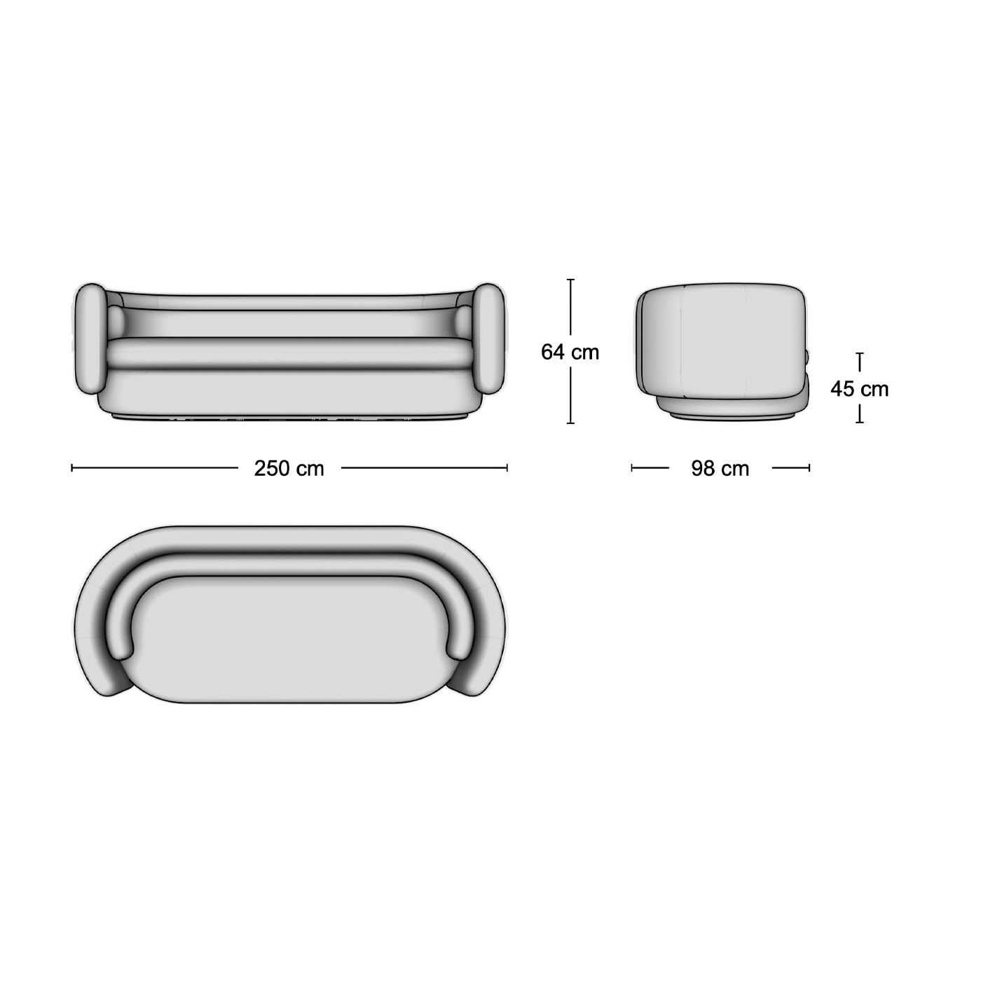 Grace 3-Seater Sofa