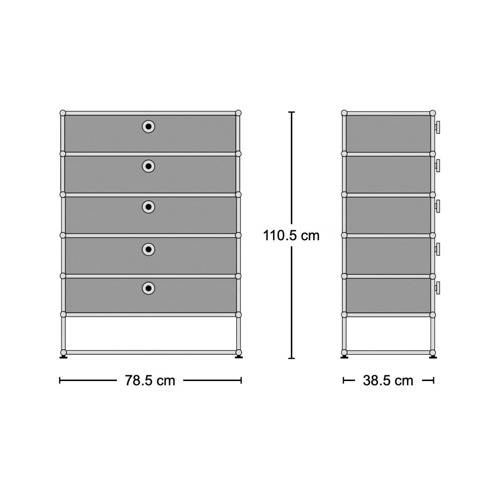 System H5 Chest of Drawers