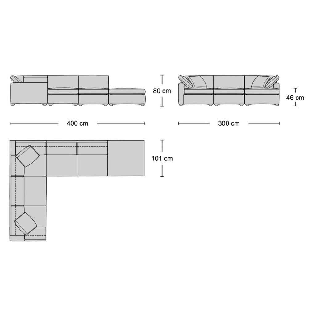 Sky L-Shaped Sofa