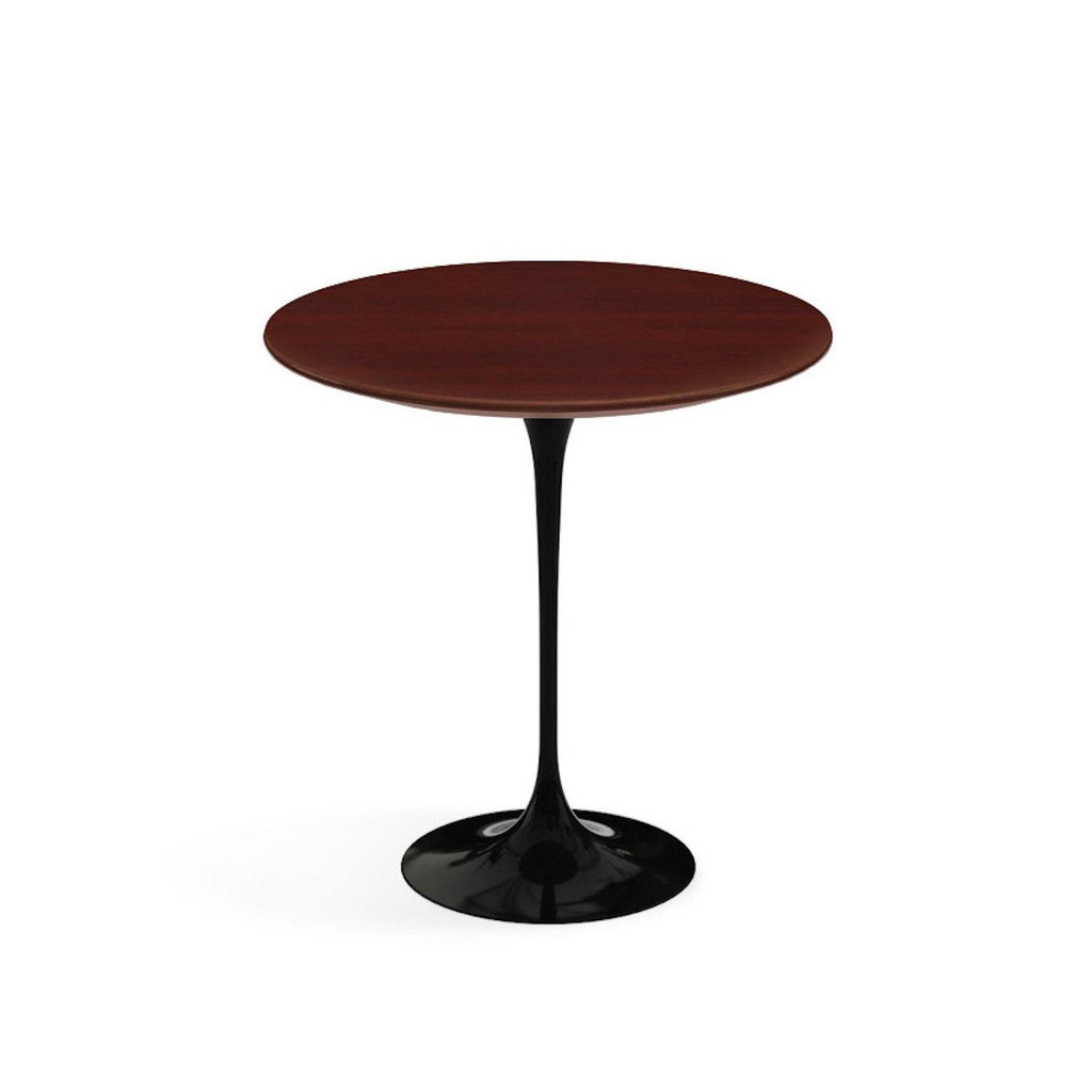 Pedestal Side Table - Wood Top