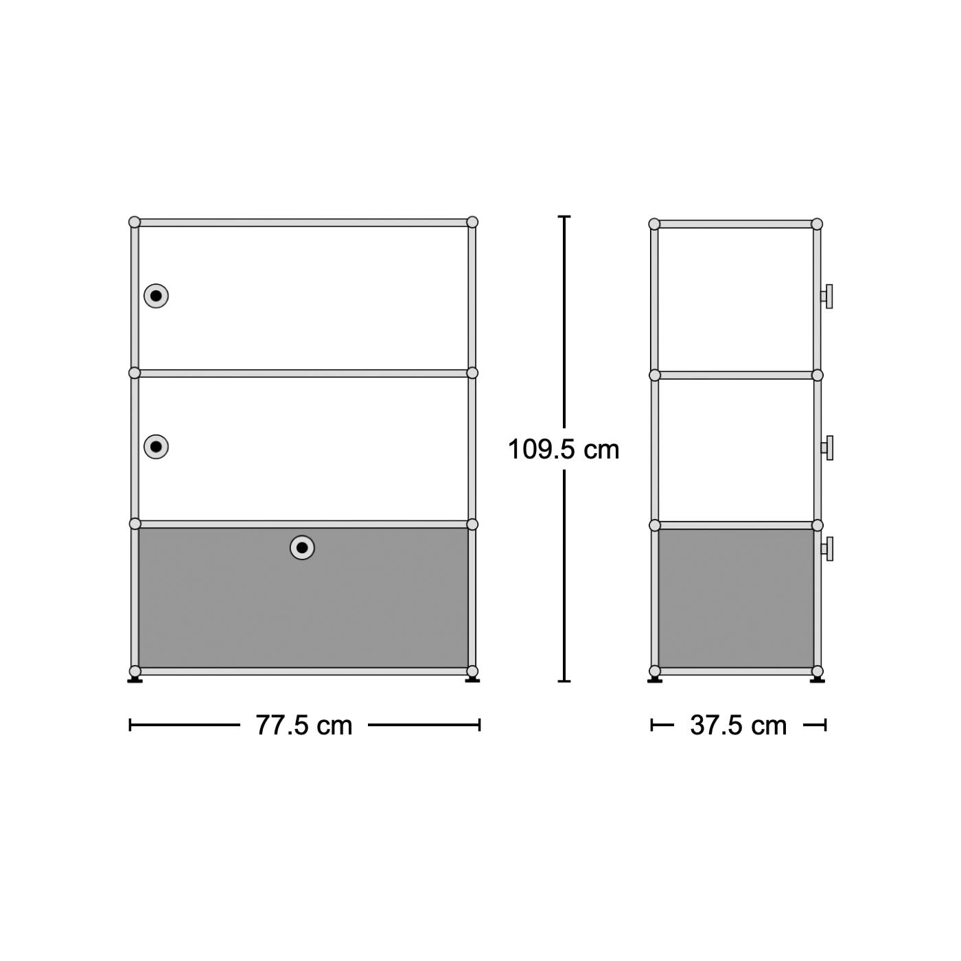 System H3 Display Cabinet