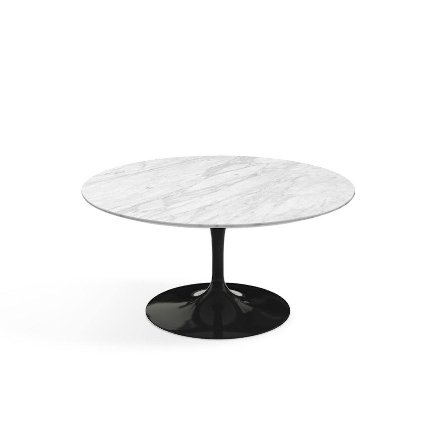 Pedestal Low Table - Marble Top