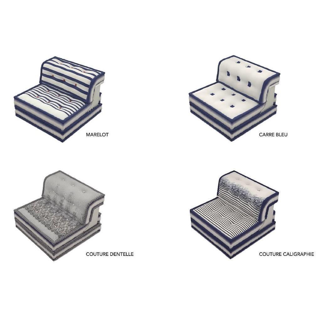 JPG Mahjong 3-Seater Sofa