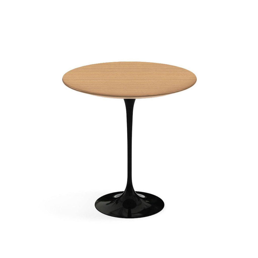 Pedestal Side Table - Wood Top