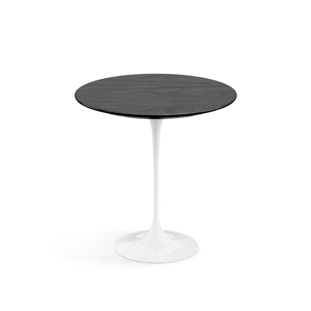 Pedestal Side Table - Wood Top