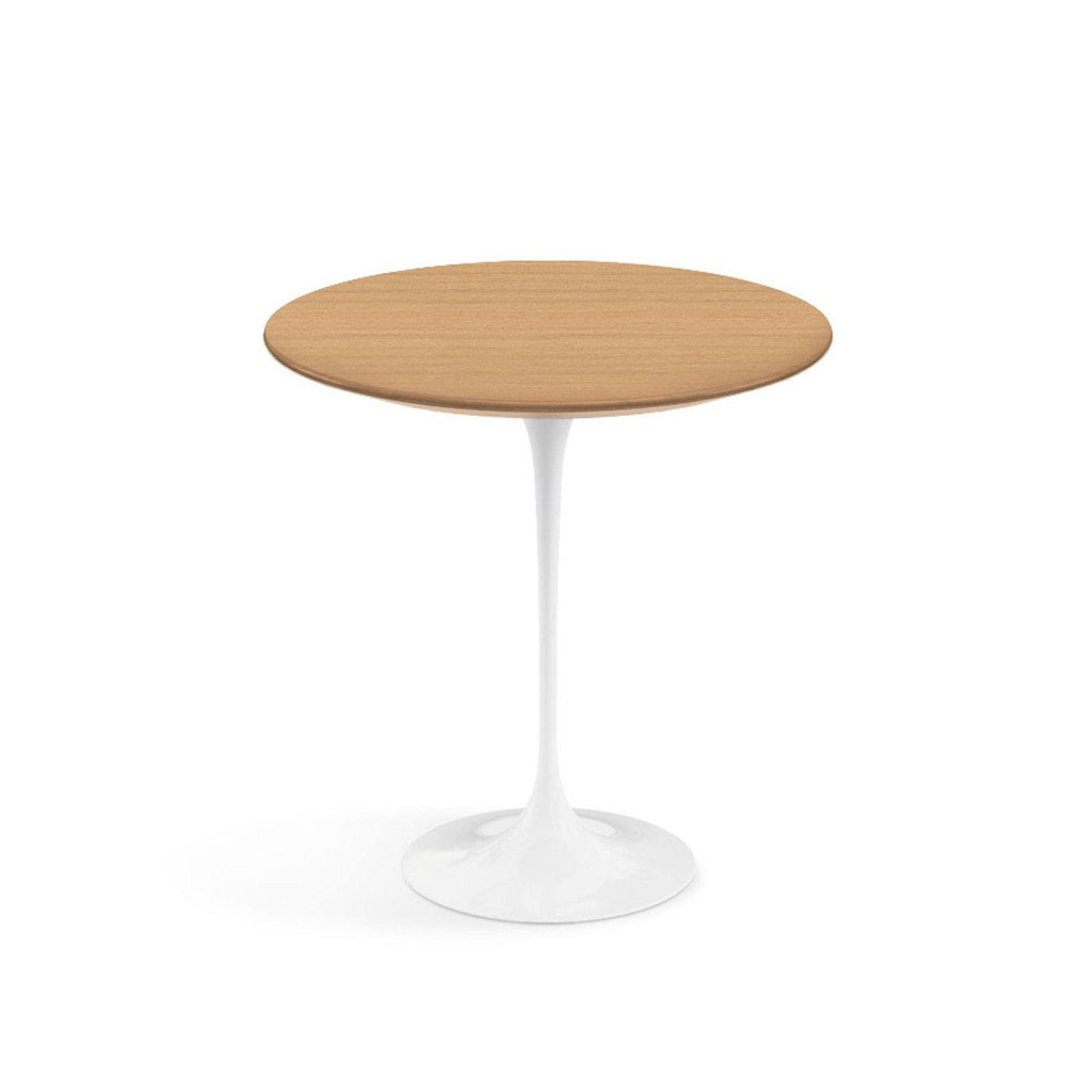 Pedestal Side Table - Wood Top