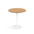Pedestal Side Table - Wood Top