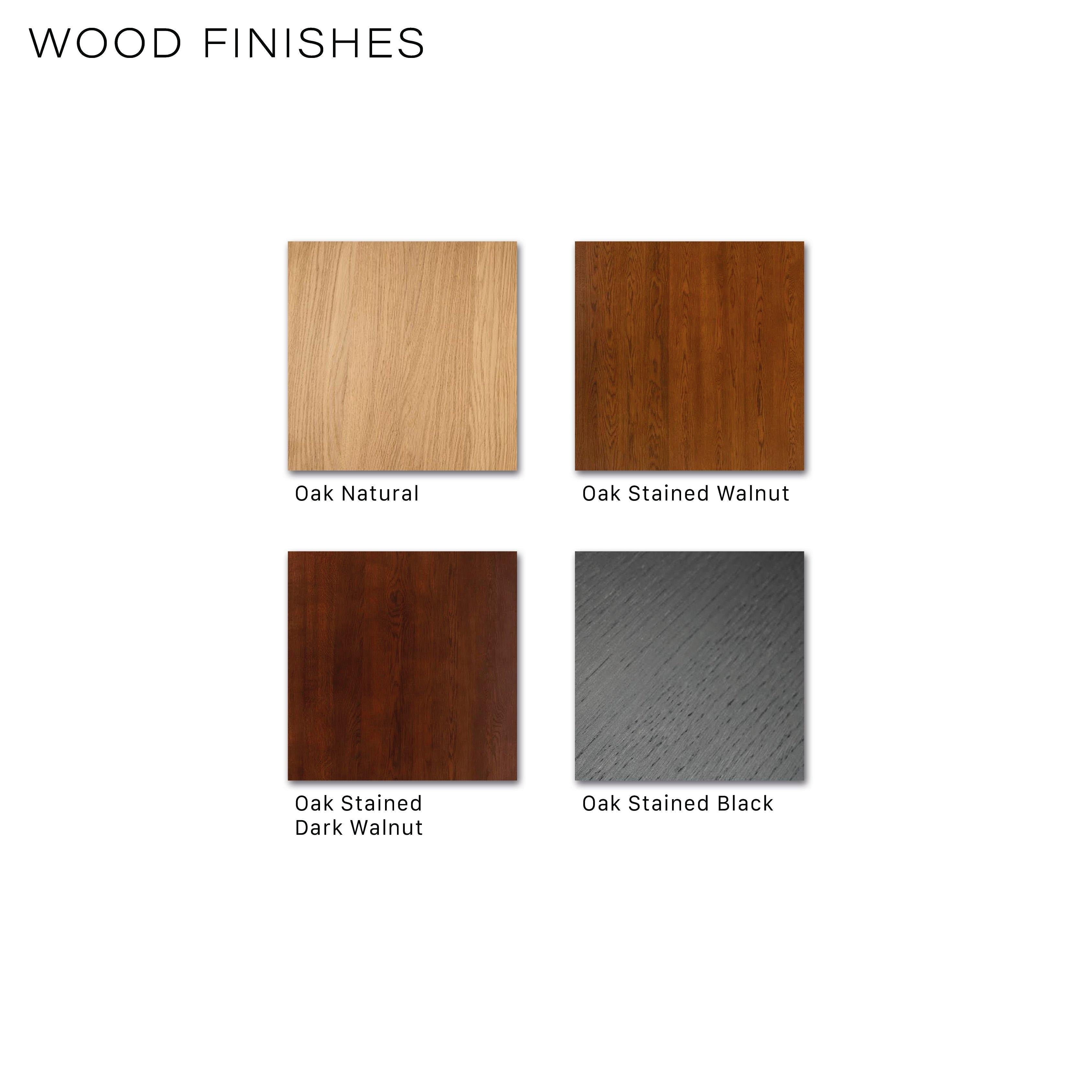 Pedestal Side Table - Wood Top