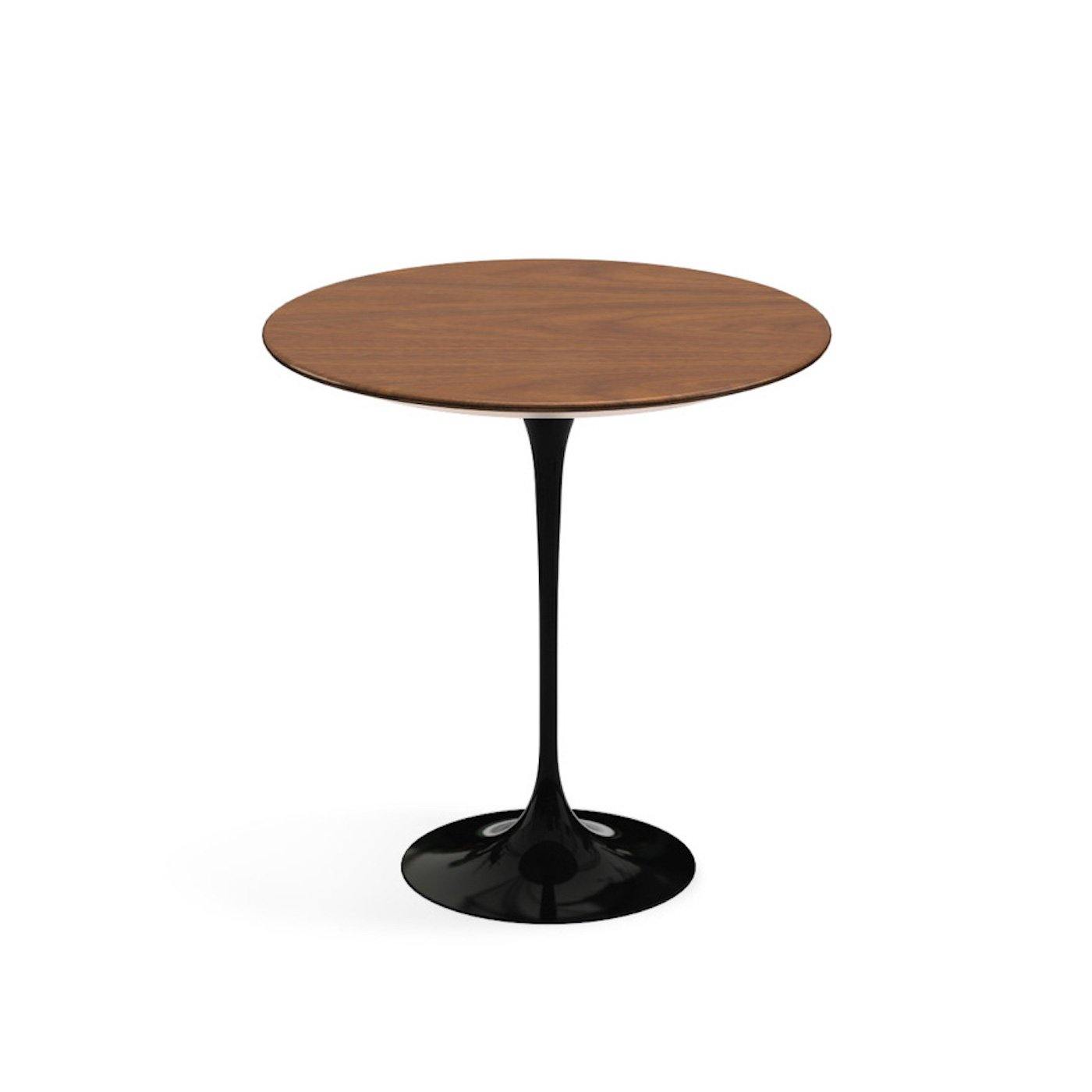 Pedestal Side Table - Wood Top