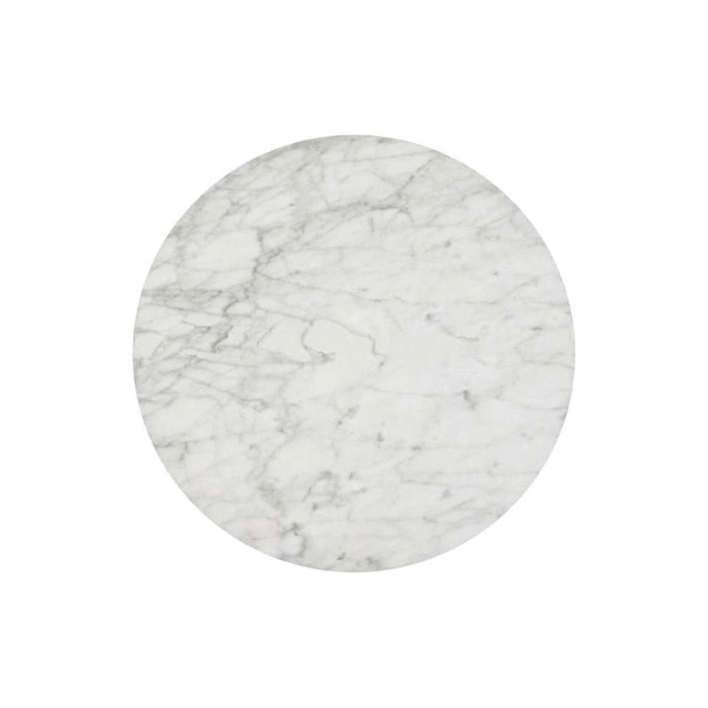 Pedestal Low Table - Marble Top