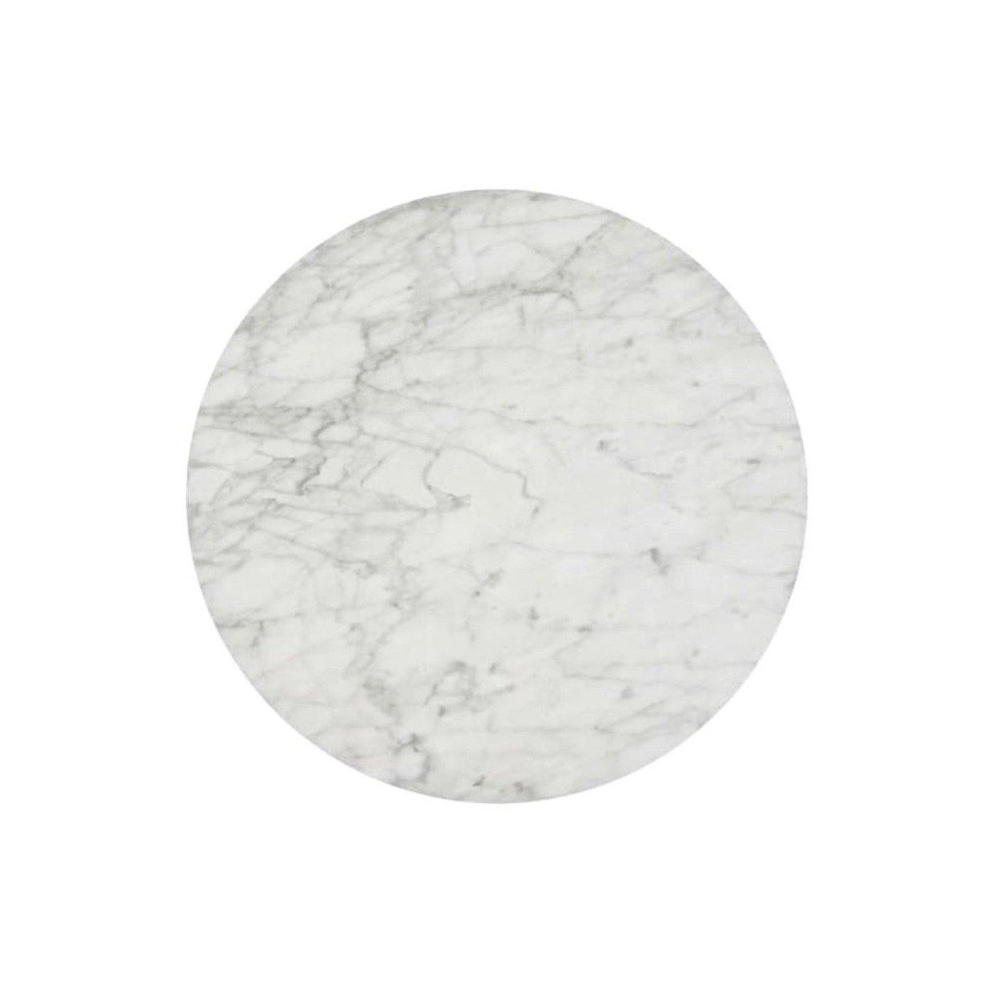 Pedestal Low Table - Marble Top