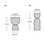 Hourglass Side Table