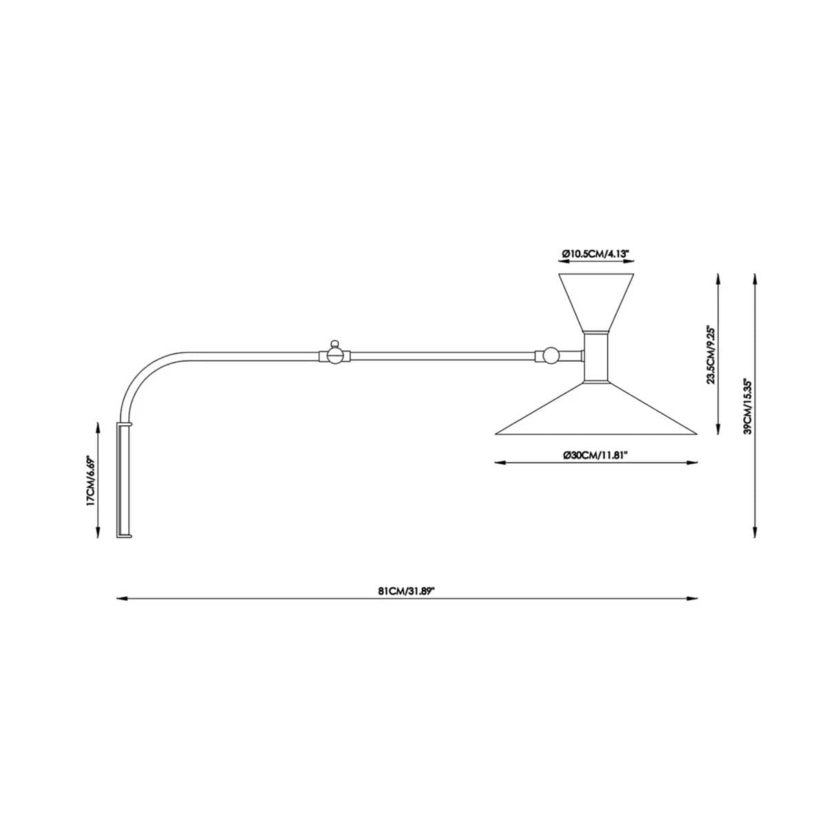 Lampe De Marseille Wall Lamp