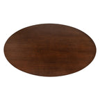 Oval Pedestal Dining Table - Wooden Top