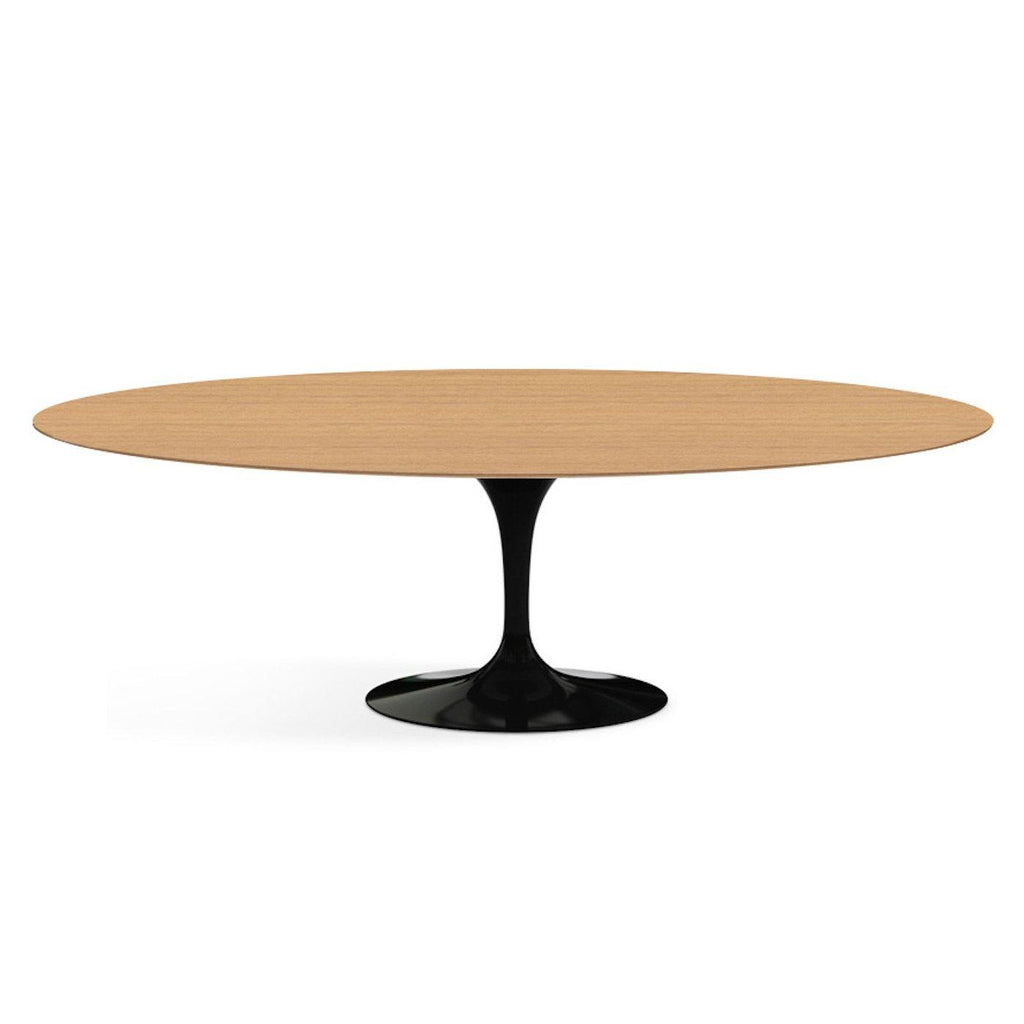 Oval Pedestal Dining Table - Wooden Top