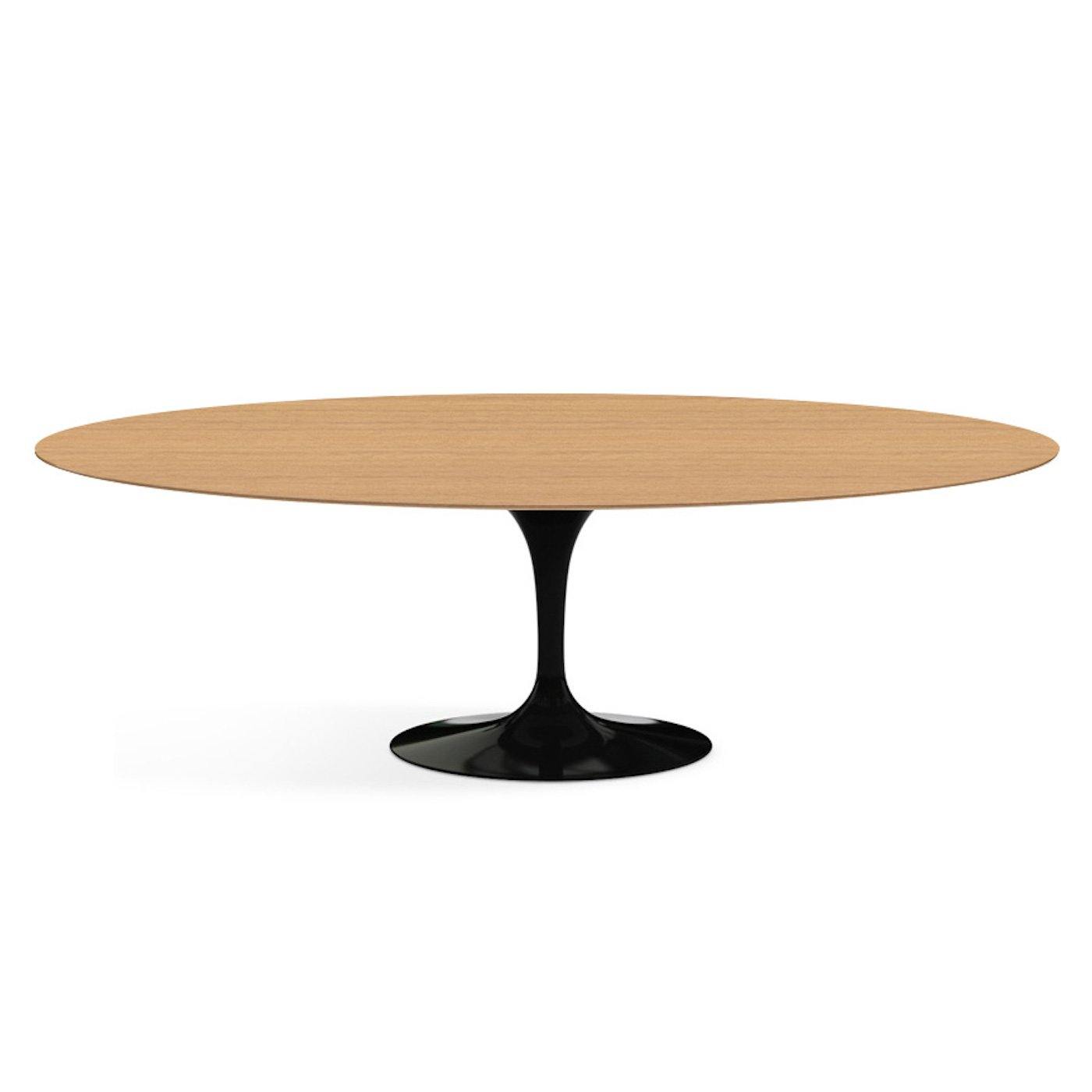 Oval Pedestal Dining Table - Wooden Top
