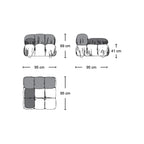 Bellini Left Armrest Module