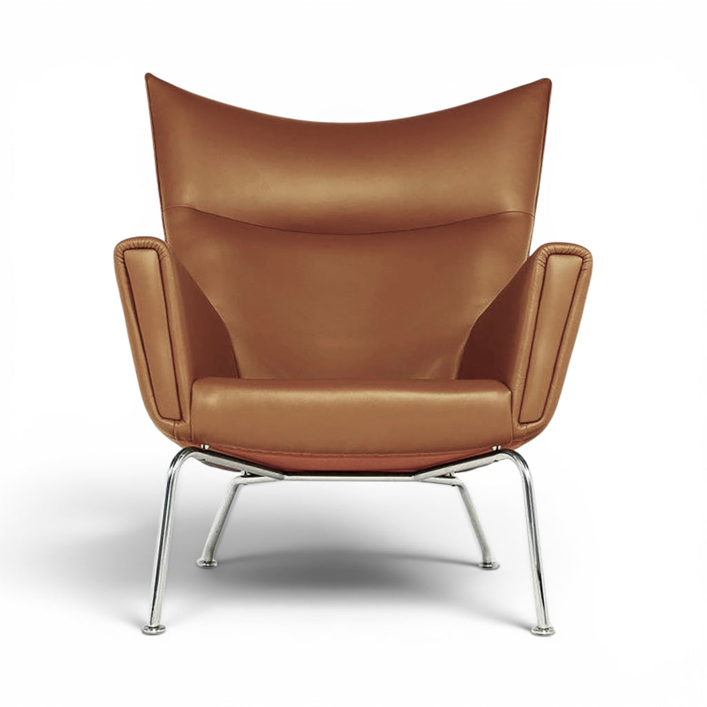 CH445 Leather Lounge Chair - Hans Wegner Inspired | Modern Approach
