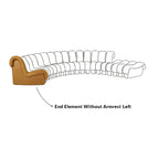 DS-600 Seat End Element Without Armrest image 3