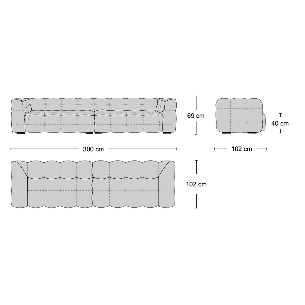 Boba 3-Seater Sofa image 6