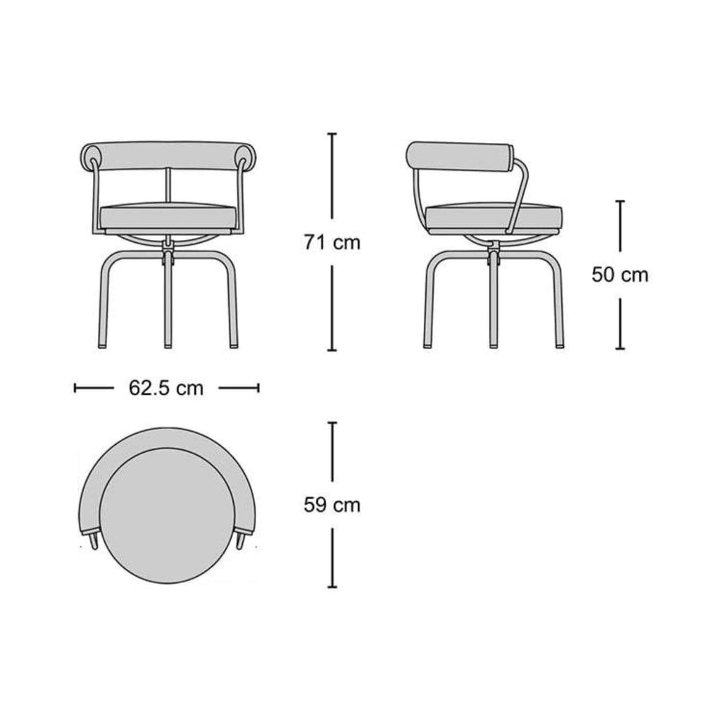 Corbusier 7 Swivel Chair image 11