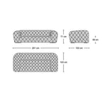 Chester Moon 2-Seater Sofa